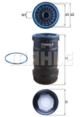 Filtru combustibil WG2325937 WILMINK GROUP