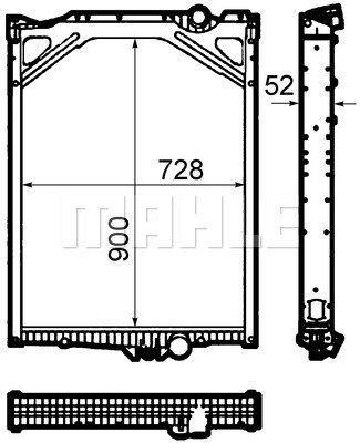 Radiator, racire motor WG2182950 WILMINK GROUP