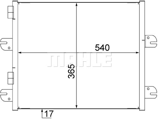 Condensator, climatizare WG2369044 WILMINK GROUP