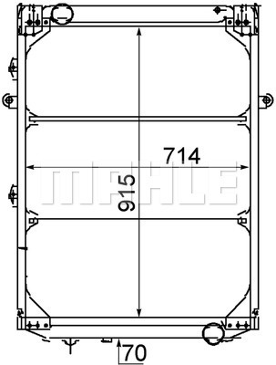 Radiator, racire motor WG2183130 WILMINK GROUP