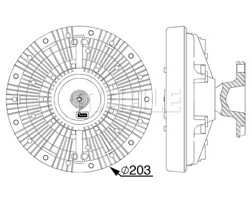 Cupla, ventilator radiator WG2180391 WILMINK GROUP
