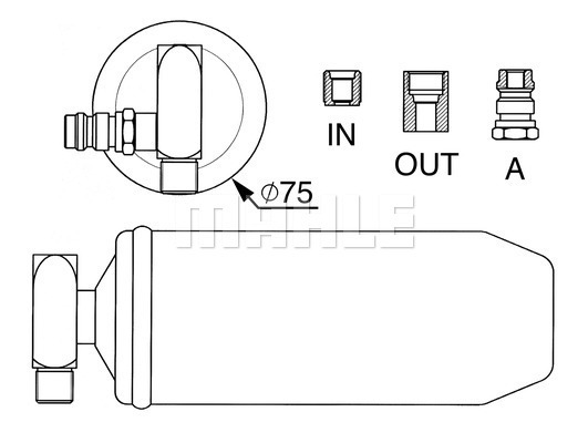 Uscator,aer conditionat WG2371163 WILMINK GROUP
