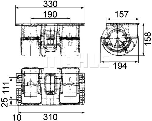 Ventilator, habitaclu WG2179960 WILMINK GROUP