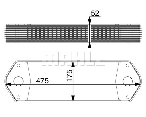 Radiator ulei, ulei motor WG2181049 WILMINK GROUP