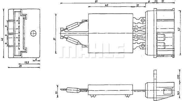 Rezistor, ventilator habitaclu WG2368440 WILMINK GROUP