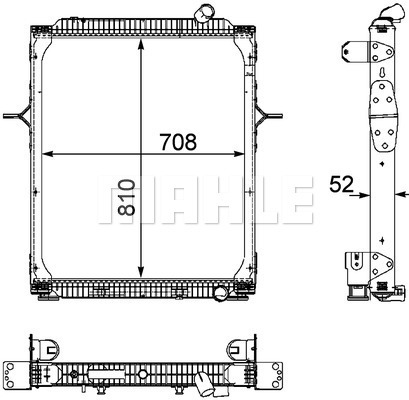 Radiator, racire motor WG2184111 WILMINK GROUP