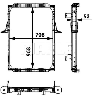 Radiator, racire motor WG2183914 WILMINK GROUP