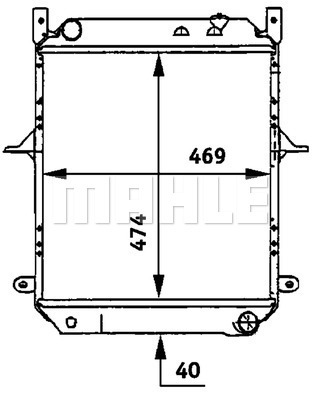 Radiator, racire motor WG2183936 WILMINK GROUP