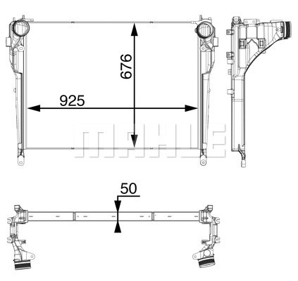 Intercooler, compresor WG2370777 WILMINK GROUP