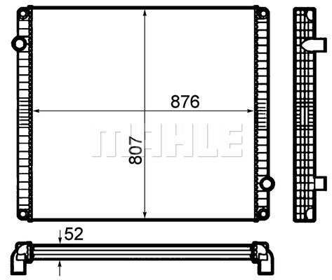 Radiator, racire motor WG2182949 WILMINK GROUP