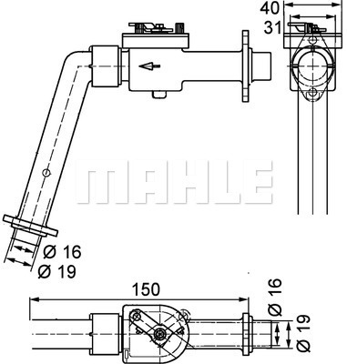 Supapa control, agent frigorific WG2184465 WILMINK GROUP