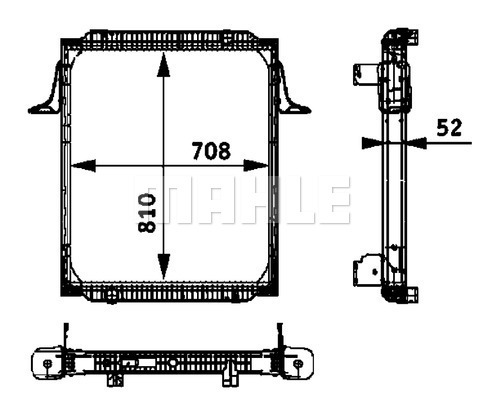 Radiator, racire motor WG2183919 WILMINK GROUP