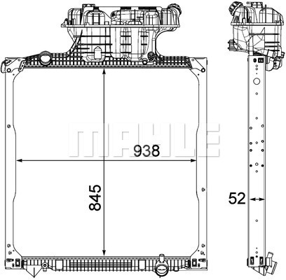 Radiator, racire motor WG2182258 WILMINK GROUP