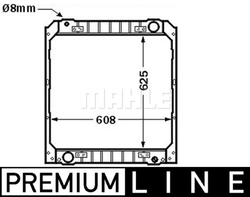 Radiator, racire motor WG2182613 WILMINK GROUP