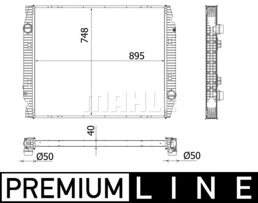 Intercooler, compresor WG2370959 WILMINK GROUP