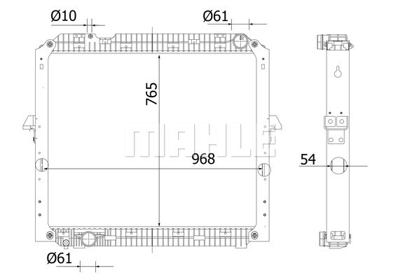 Radiator, racire motor WG2183287 WILMINK GROUP