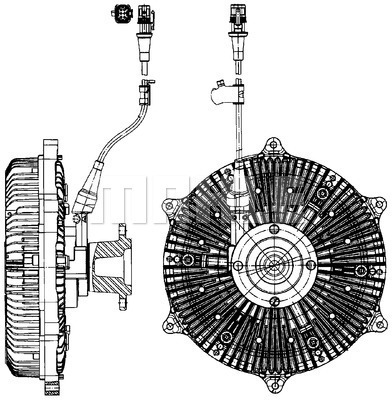 Cupla, ventilator radiator WG2180362 WILMINK GROUP