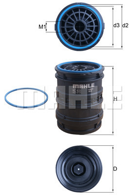Filtru combustibil WG2325931 WILMINK GROUP