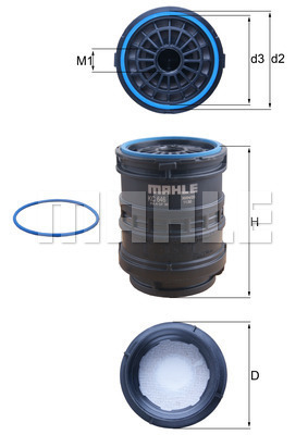 Filtru combustibil WG2325934 WILMINK GROUP