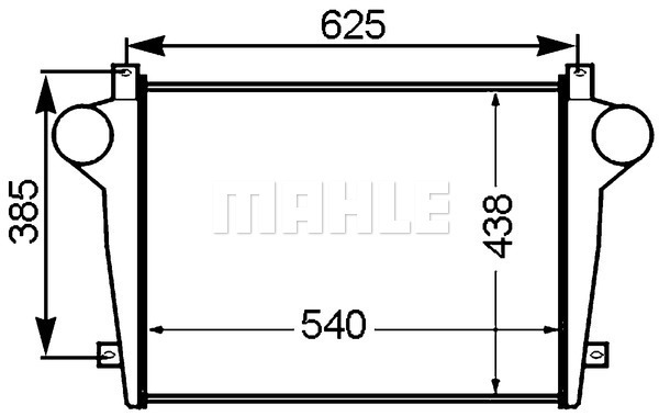 Intercooler, compresor WG2370795 WILMINK GROUP