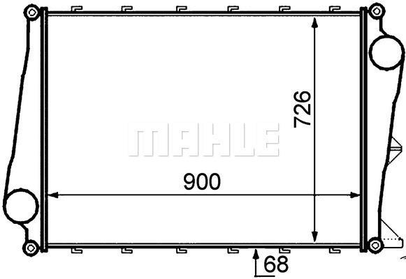 Intercooler, compresor WG2370579 WILMINK GROUP