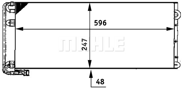 Condensator, climatizare WG2369124 WILMINK GROUP