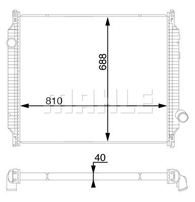 Radiator, racire motor WG2183921 WILMINK GROUP
