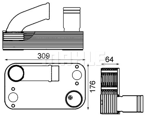 Radiator ulei, ulei motor WG2181160 WILMINK GROUP