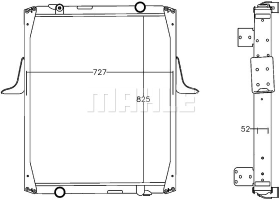 Radiator, racire motor WG2182462 WILMINK GROUP