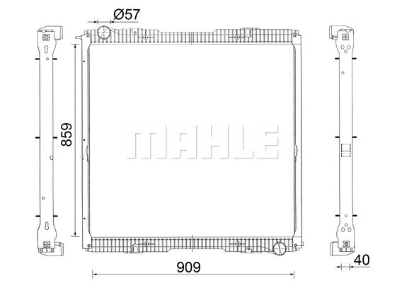 Radiator, racire motor WG2183133 WILMINK GROUP