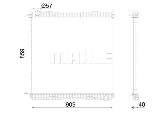 Radiator, racire motor WG2183132 WILMINK GROUP