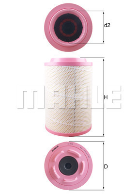 Filtru aer WG2326070 WILMINK GROUP
