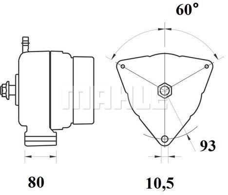 Generator / Alternator WG2044002 WILMINK GROUP