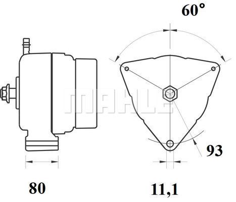 Generator / Alternator WG2043991 WILMINK GROUP