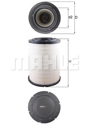 Filtru aer WG1724330 WILMINK GROUP