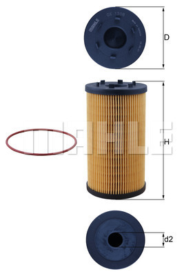 Filtru ulei WG2326168 WILMINK GROUP