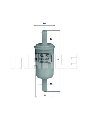 Filtru combustibil WG2325966 WILMINK GROUP