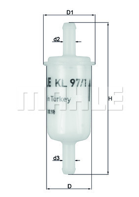 Filtru combustibil WG2325967 WILMINK GROUP