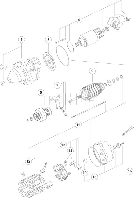 Starter WG2045091 WILMINK GROUP
