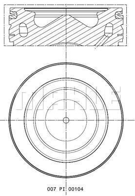 Piston WG1423073 WILMINK GROUP