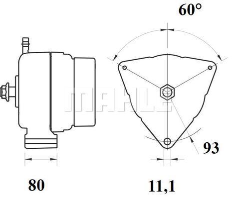 Generator / Alternator WG2044005 WILMINK GROUP