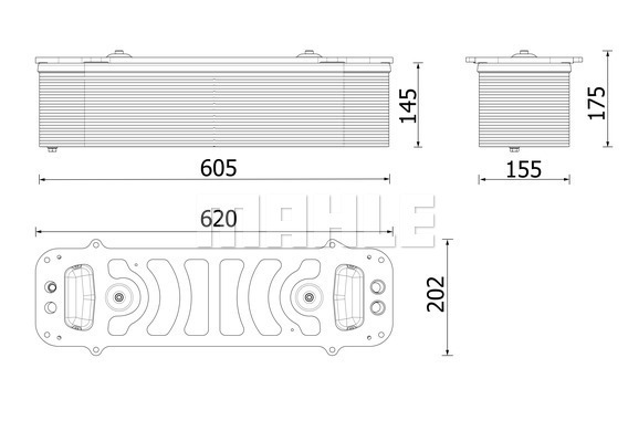 Intercooler, compresor WG2371057 WILMINK GROUP