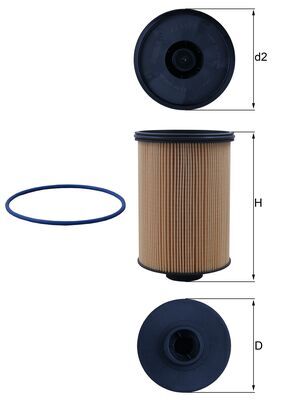 Filtru combustibil WG2339820 WILMINK GROUP