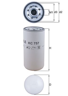 Filtru combustibil WG2376926 WILMINK GROUP