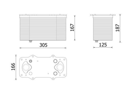 Intercooler, compresor WG2338754 WILMINK GROUP