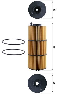 Filtru ulei WG2374622 WILMINK GROUP