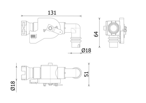 Supapa control, agent frigorific WG2376922 WILMINK GROUP