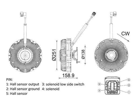 Cupla, ventilator radiator WG2356369 WILMINK GROUP