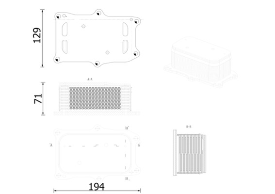 Radiator ulei, ulei motor WG2371093 WILMINK GROUP