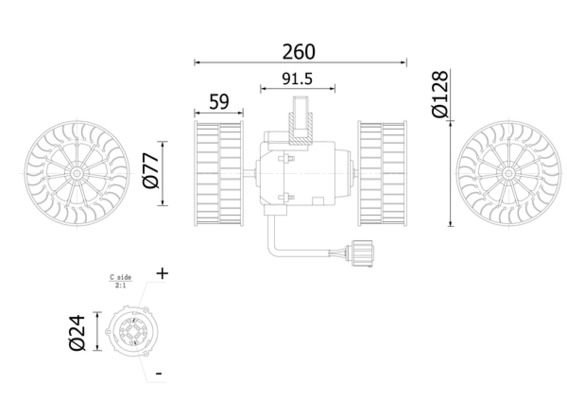 Ventilator, habitaclu WG2337220 WILMINK GROUP